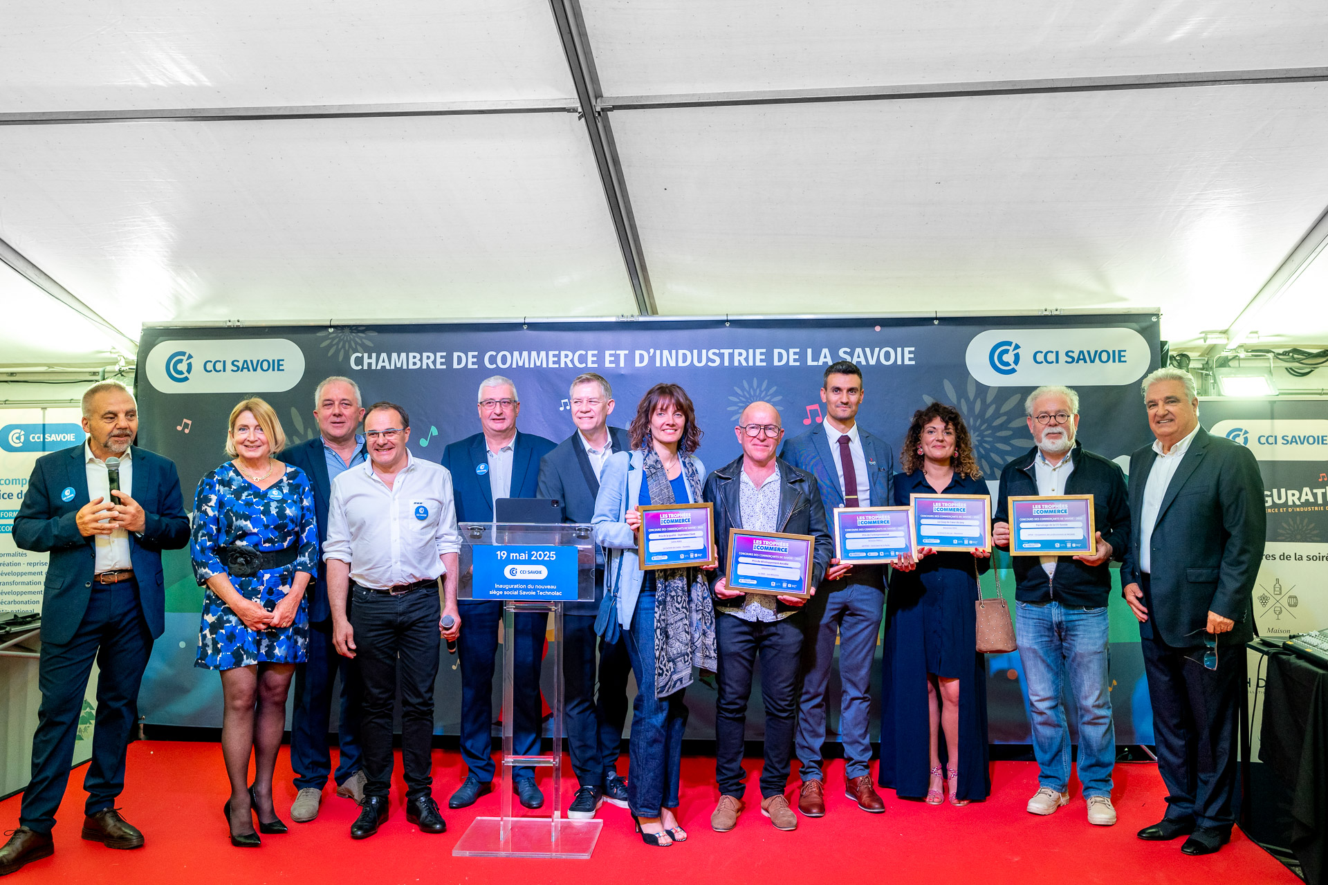 Remise Trophées du commerce CCi Savoie 2025