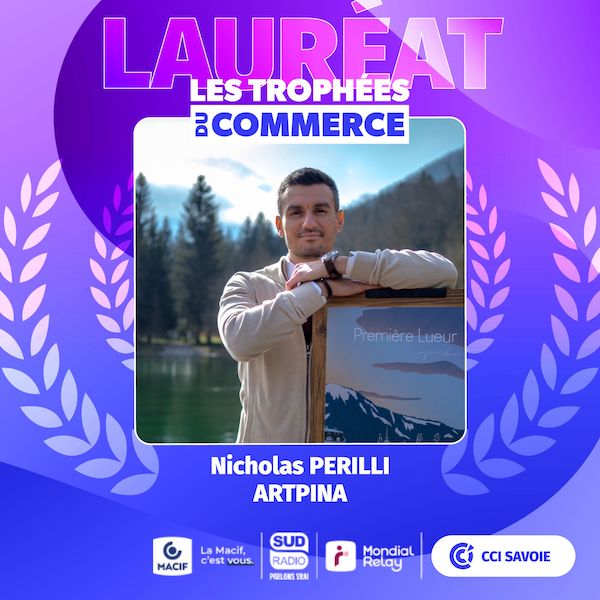 Lauréat savoyard Trophées du commerce 2025 Artpina