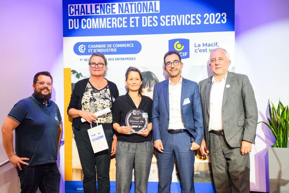 Lauréats Trophée Mercure d'or CCI Savoie 2023