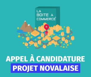 Appel à candidature Boite à Commerce Novalaise