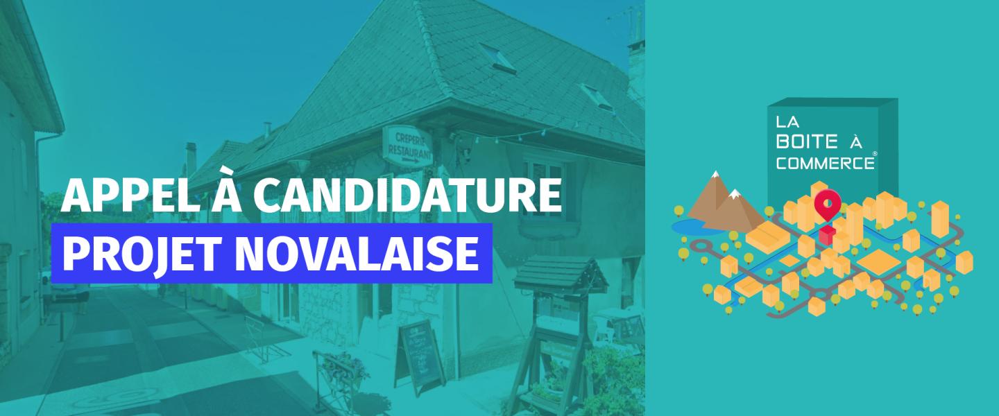 Appel à candidature Boite à Commerce Novalaise